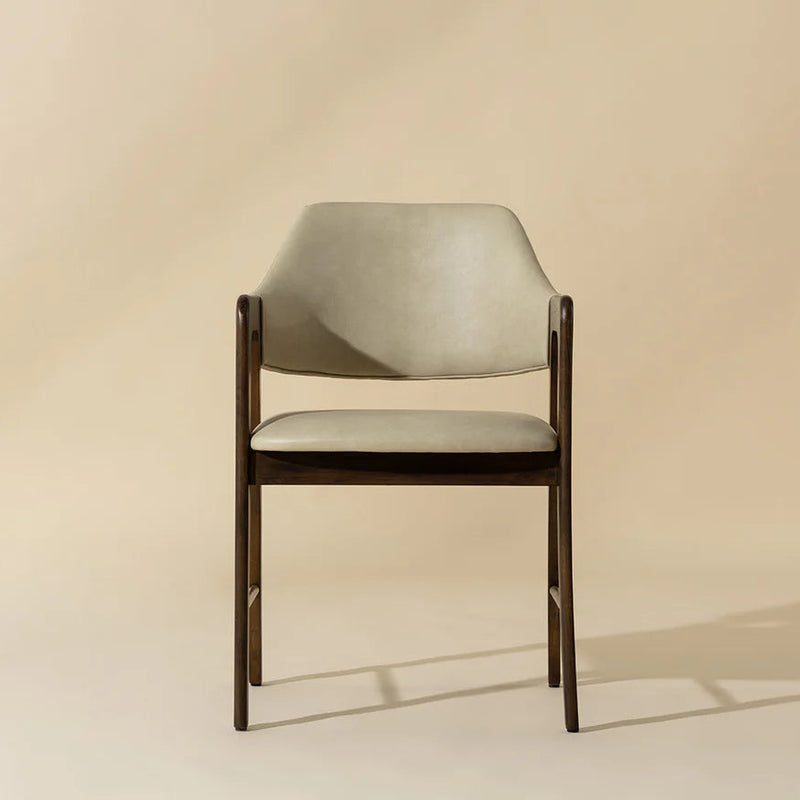 Milton Dining Armchair - Smoke Acacia