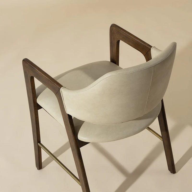 Milton Dining Armchair - Smoke Acacia