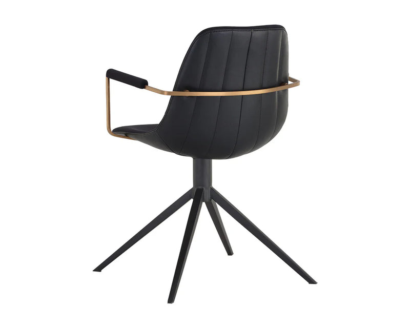 Cassius Swivel Dining Armchair