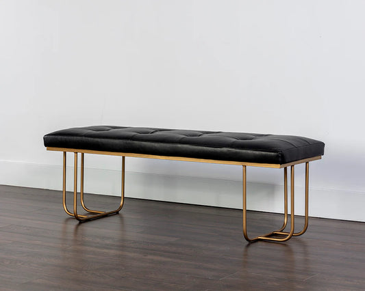 Maverick Bench - Antique Brass