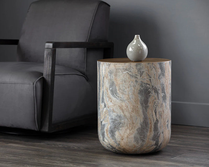 Diaz Side Table - Grey