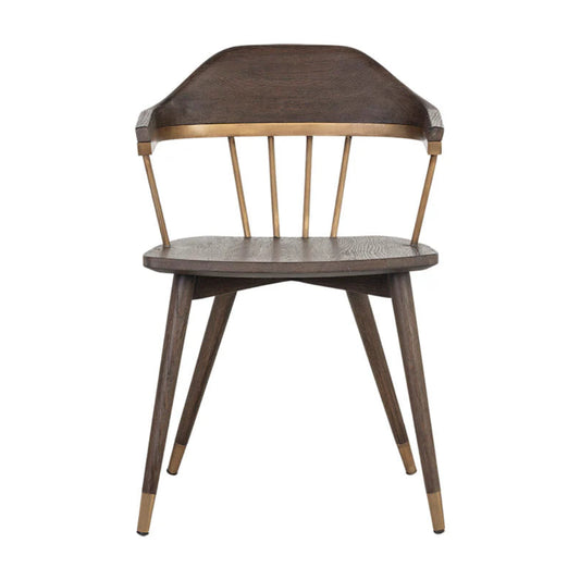 Demi Dining Chair - Distressed Brown