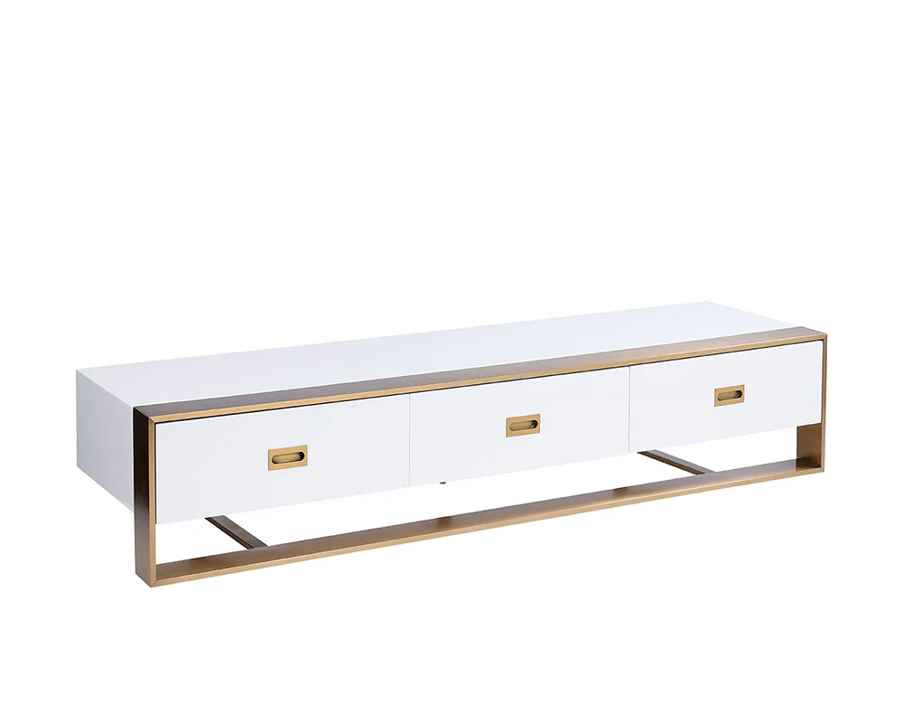 Brielle Media Console And Cabinet