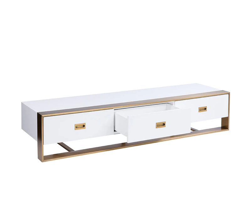 Brielle Media Console And Cabinet