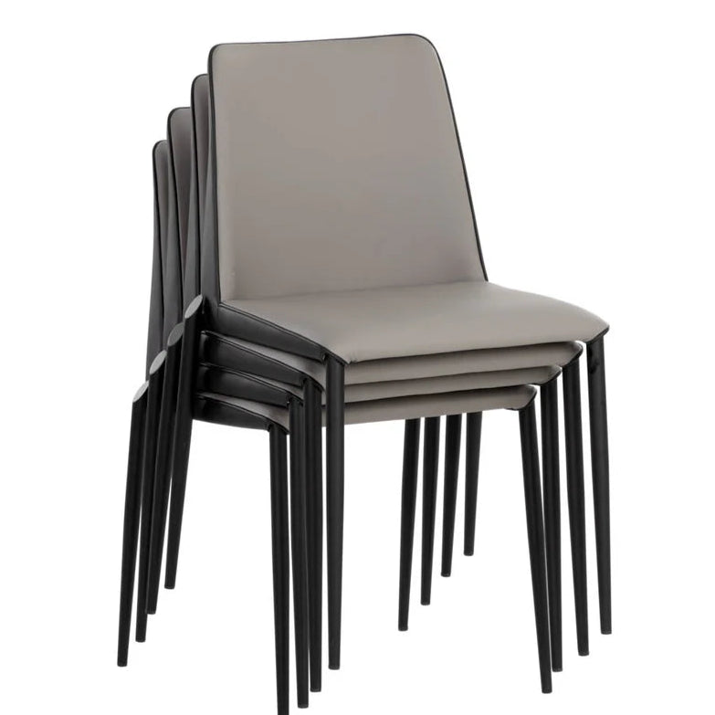 Renee Stackable Dining Chair - Black