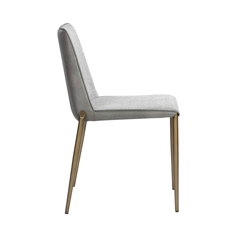 Renee Stackable Dining Chair - Antique Brass