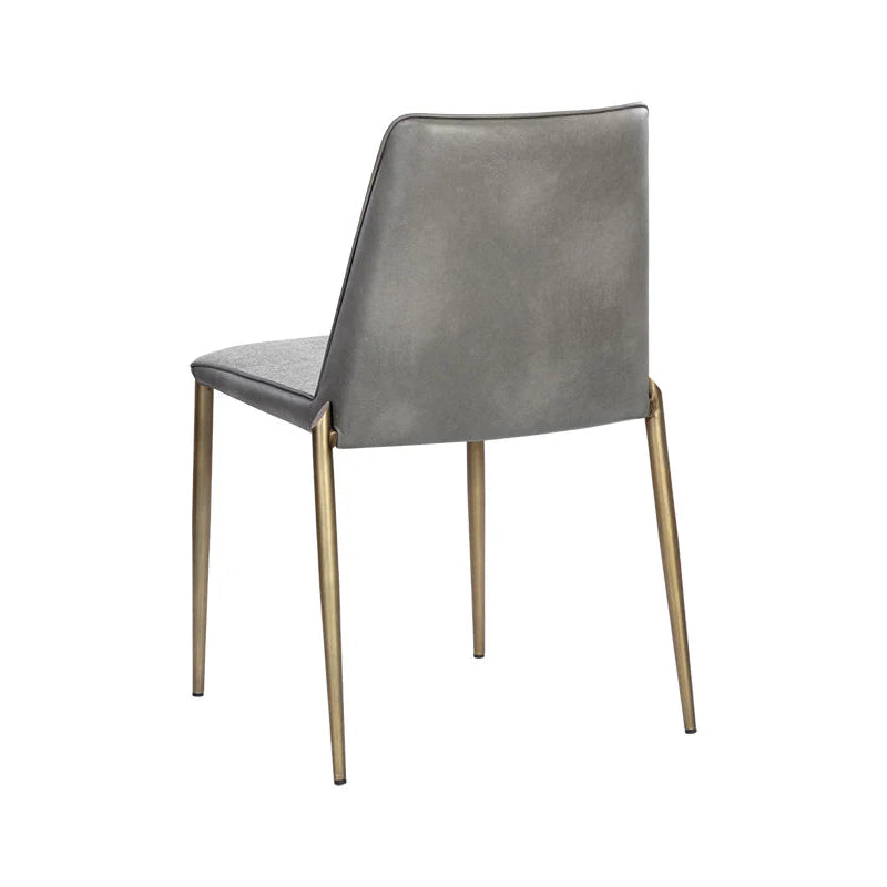 Renee Stackable Dining Chair - Antique Brass