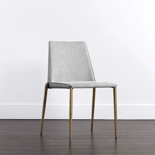 Renee Stackable Dining Chair - Antique Brass