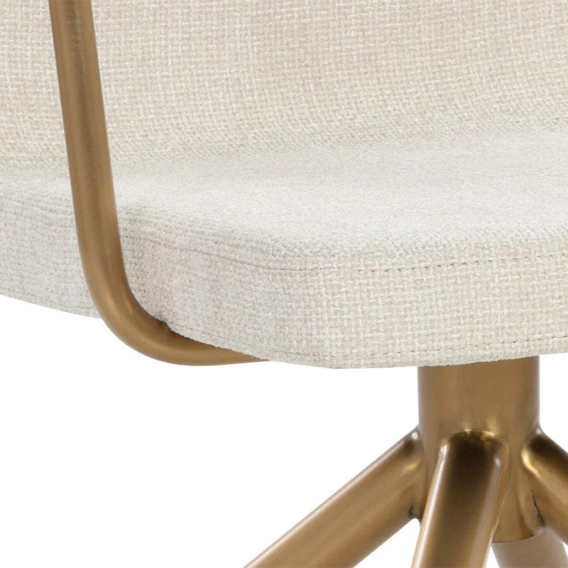 Hilda Swivel Dining Armchair