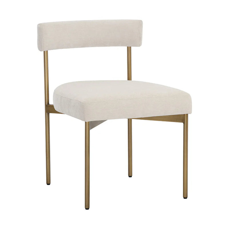 Seneca Dining Chair - Antique Brass