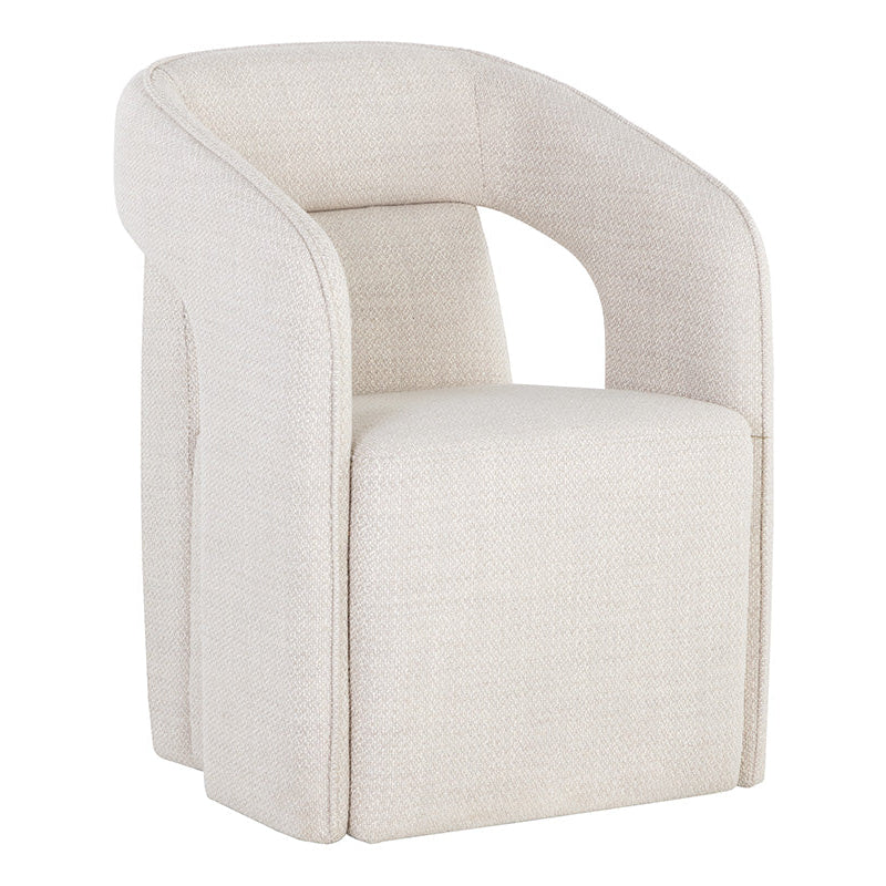 Kendrick Wheeled Dining Armchair