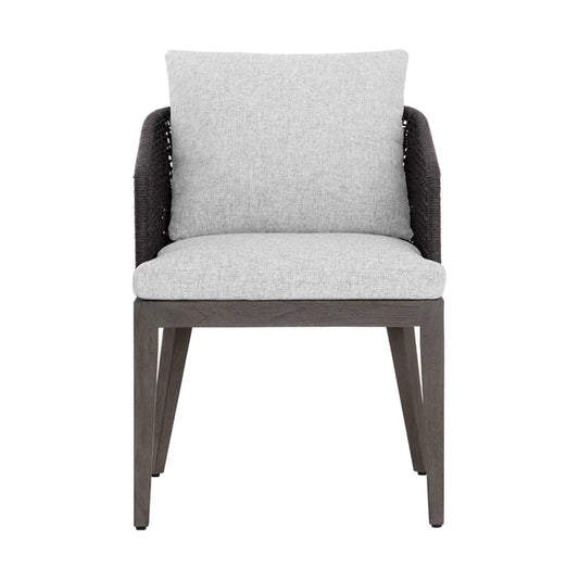 Capri Dining Armchair - Smoke Grey