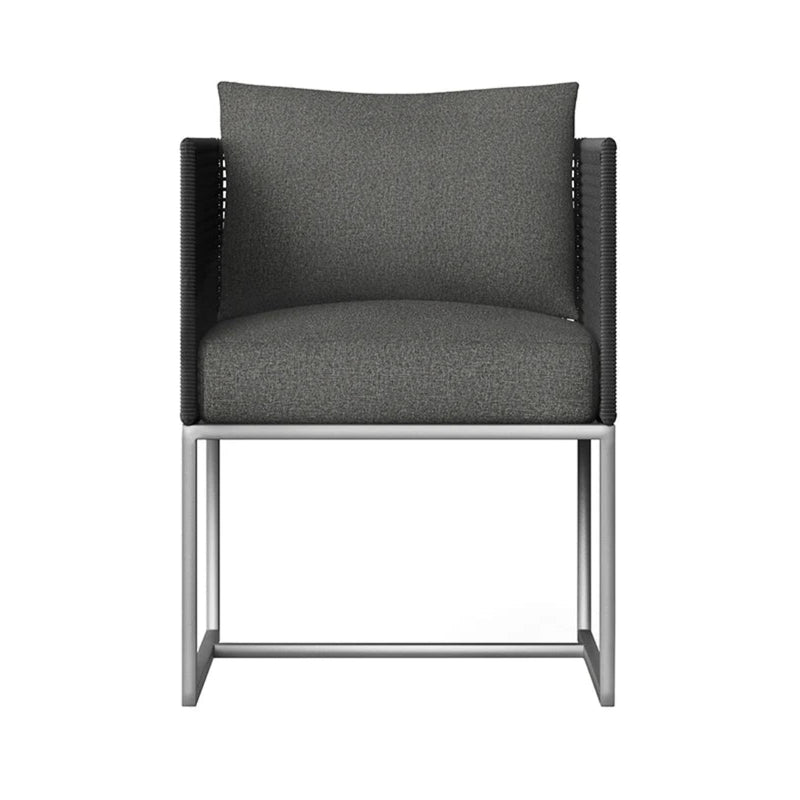 Crete Dining Armchair - Dark Grey