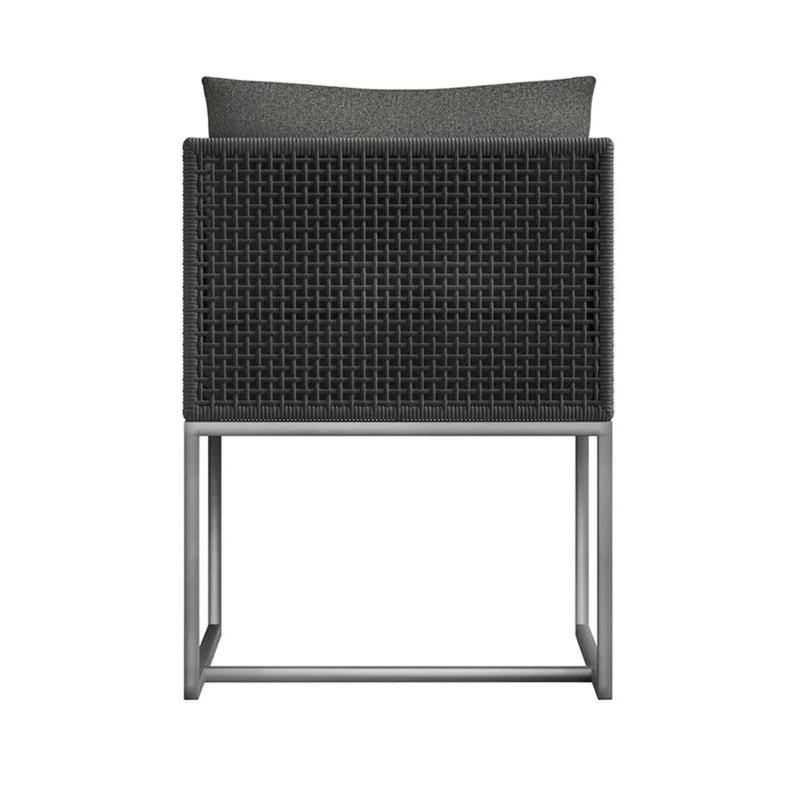 Crete Dining Armchair - Dark Grey