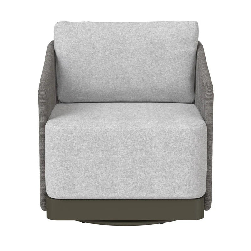 Allariz Swivel Armchair - Warm Grey
