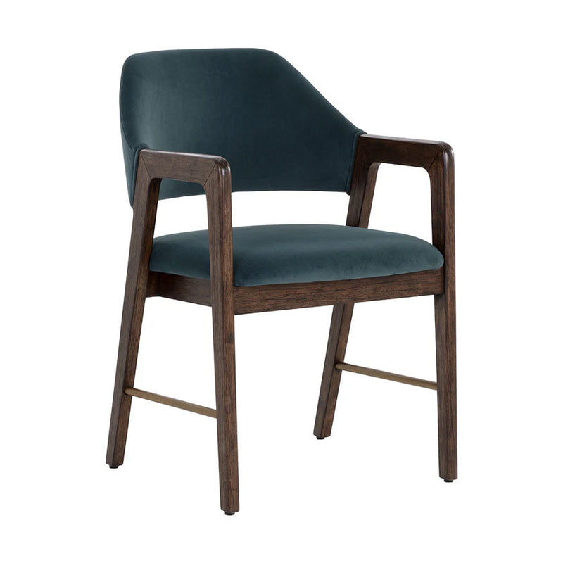 Milton Dining Armchair - Smoke Acacia