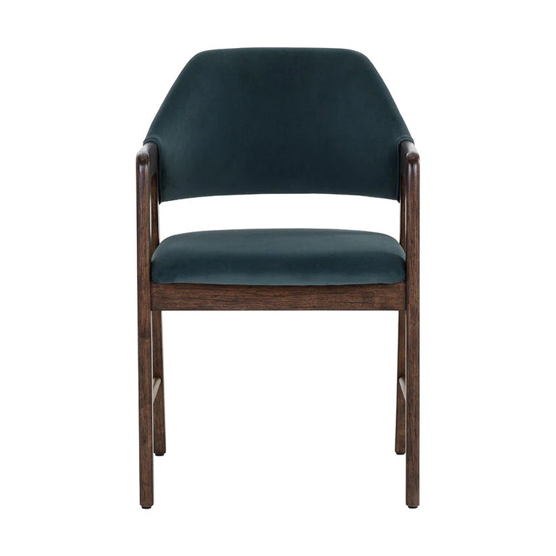 Milton Dining Armchair - Smoke Acacia