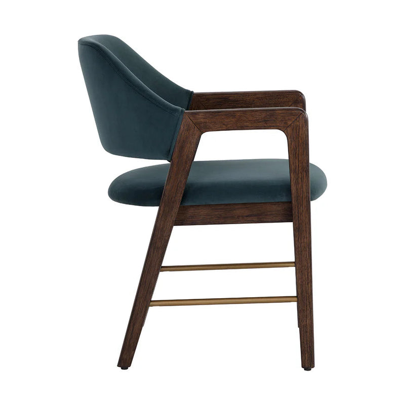 Milton Dining Armchair - Smoke Acacia