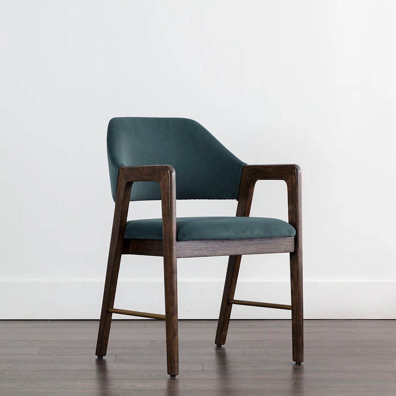 Milton Dining Armchair - Smoke Acacia