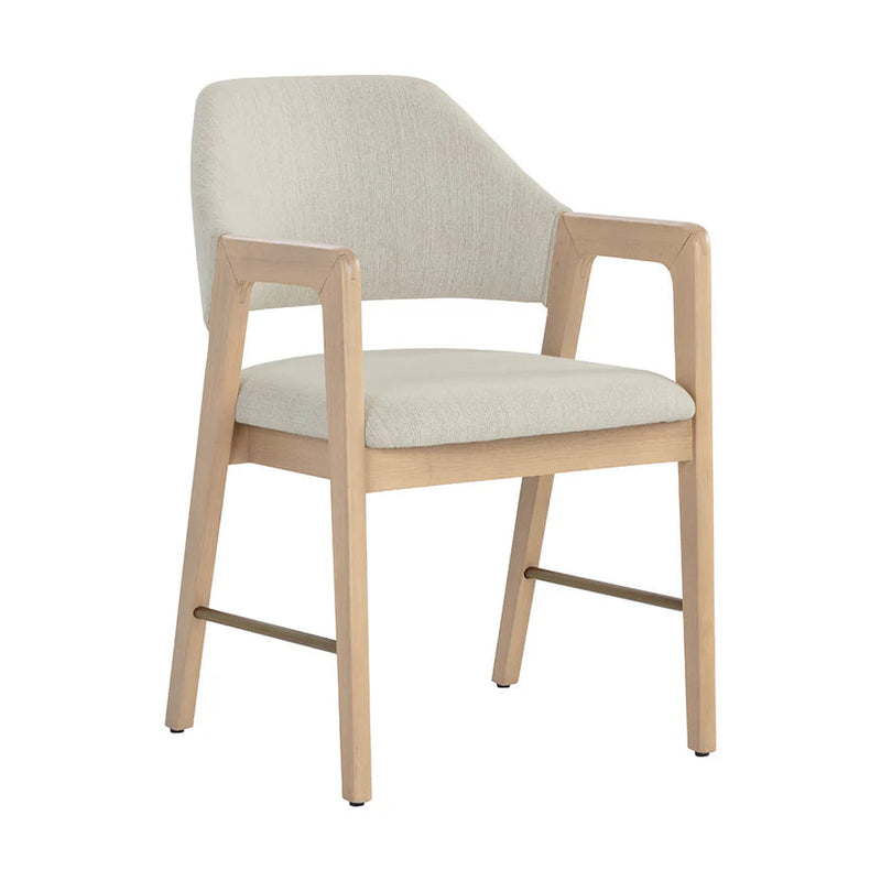 Milton Dining Armchair - Light Wash