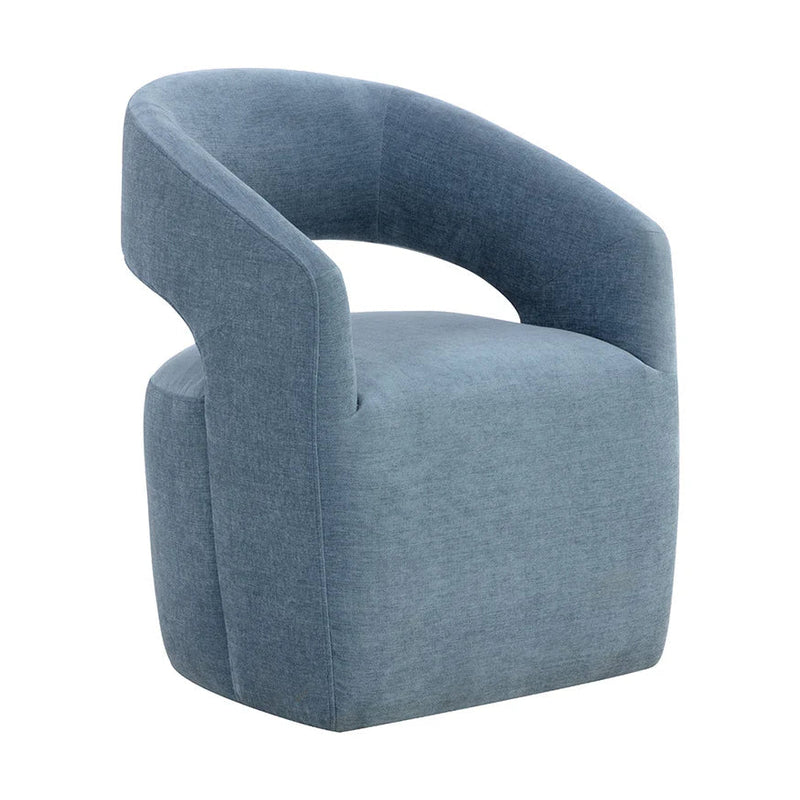 Lloret Wheeled Dining Armchair