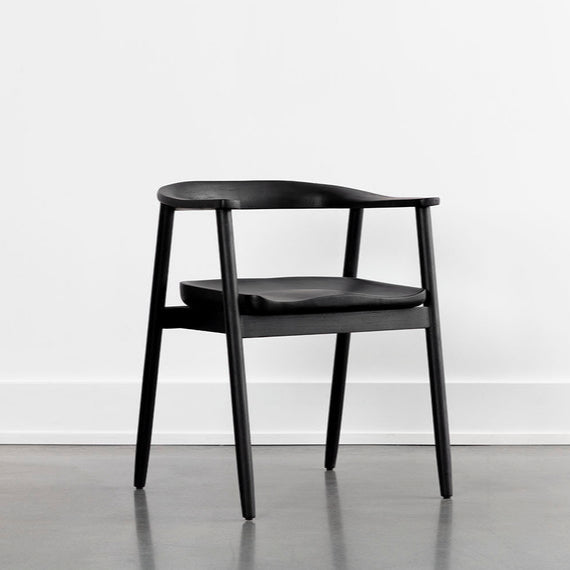 Jeremy Dining Armchair - Black