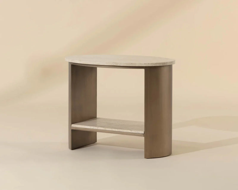 Roshni Side Table - Oval