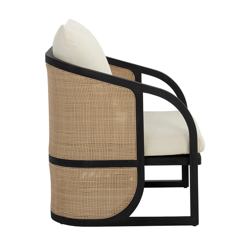 Palermo Lounge Chair - Charcoal
