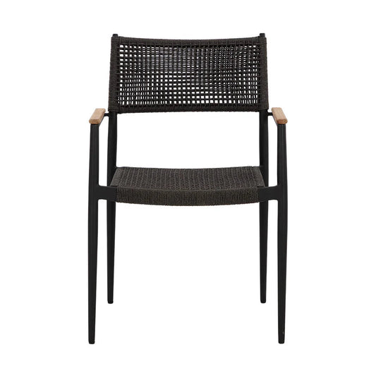 Nava Stackable Dining Armchair - Black