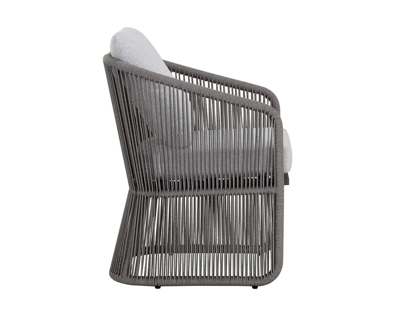 Allariz Dining Armchair - Warm Grey