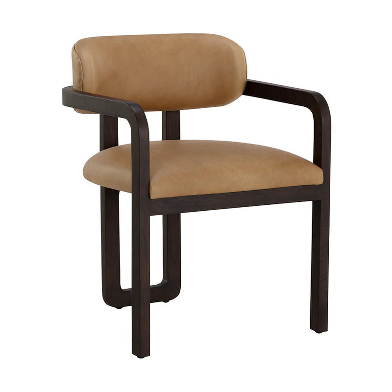 Madrone Dining Armchair - Brown