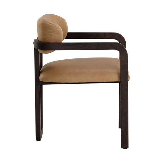 Madrone Dining Armchair - Brown