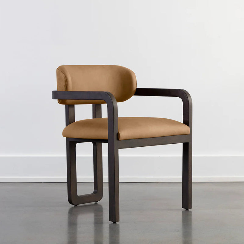 Madrone Dining Armchair - Brown