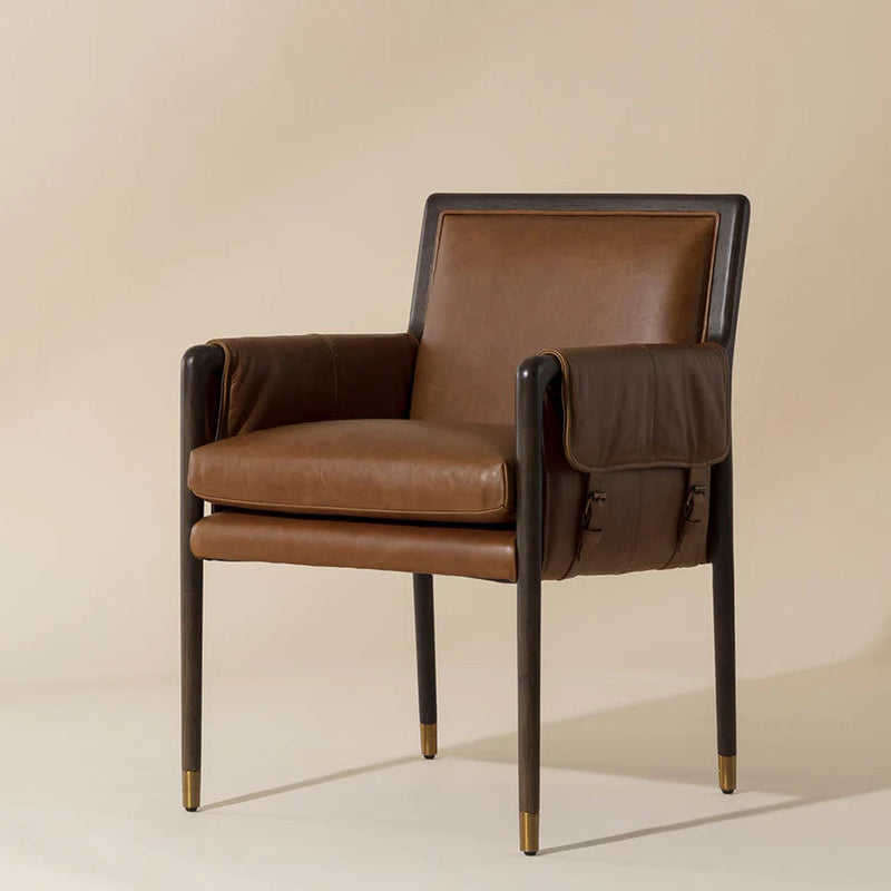 Mauti Dining Armchair - Brown