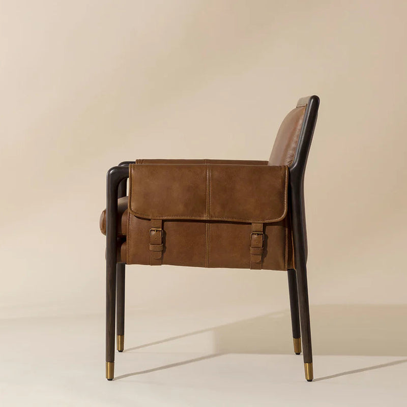 Mauti Dining Armchair - Brown