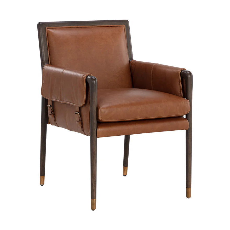 Mauti Dining Armchair - Brown