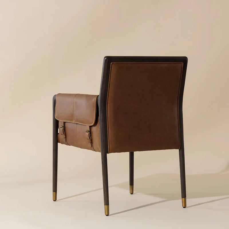 Mauti Dining Armchair - Brown