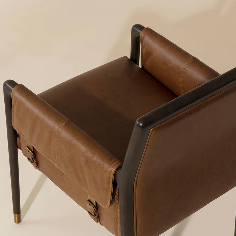 Mauti Dining Armchair - Brown