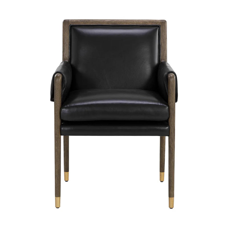 Mauti Dining Armchair - Distressed Brown