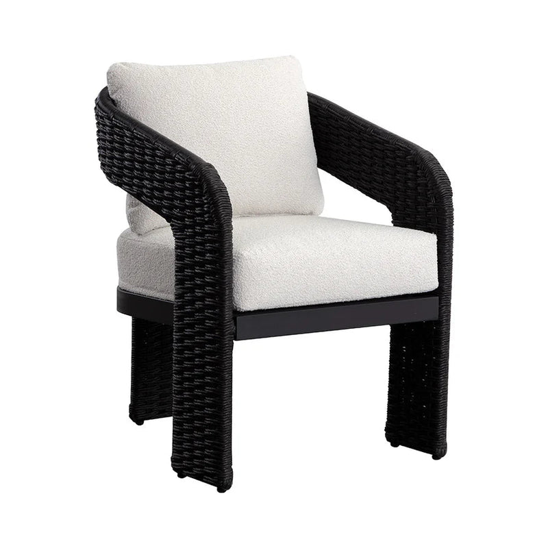 Pylos Dining Armchair - Black