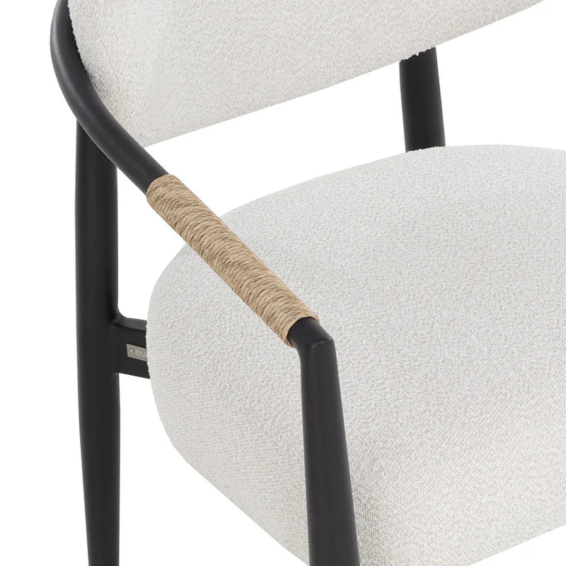 Marita Dining Armchair - Black