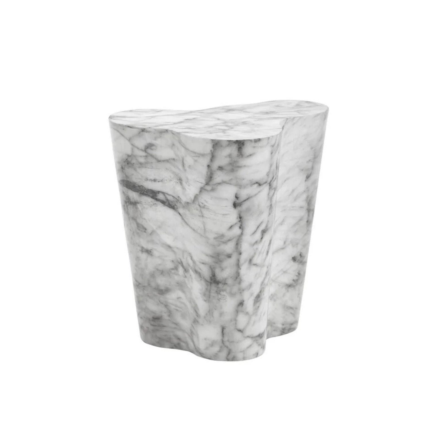 Ava Side Table - Marble Look