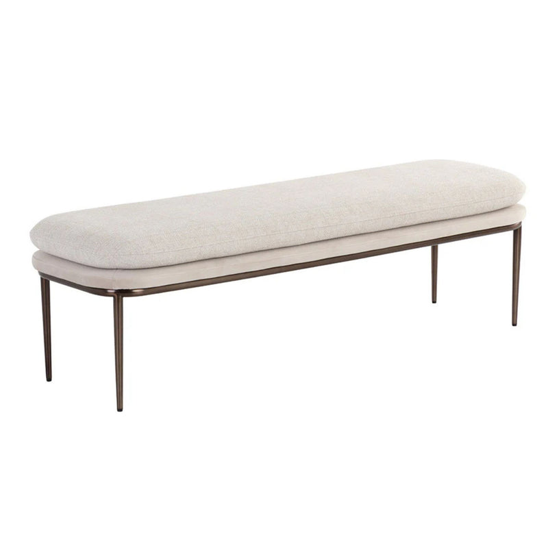 Koffi Bench - Dark Bronze