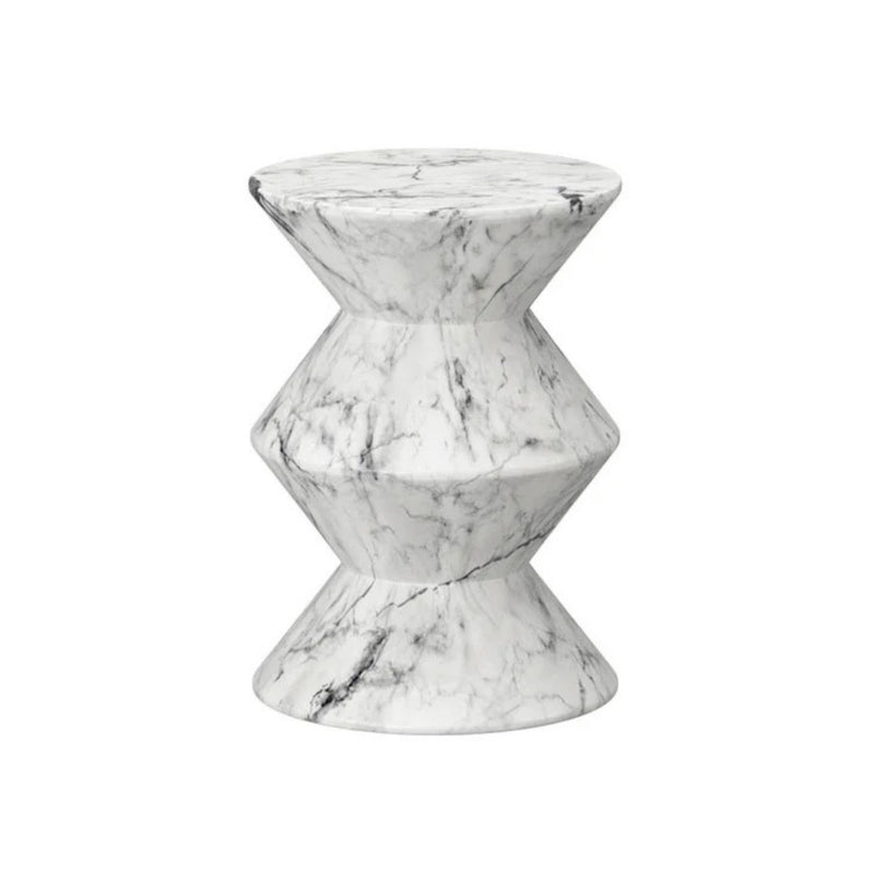 Union End Table - Marble Look