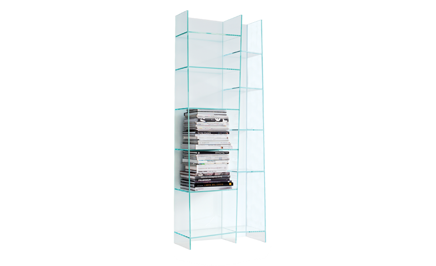 Delphi Italian Glass Bookcase