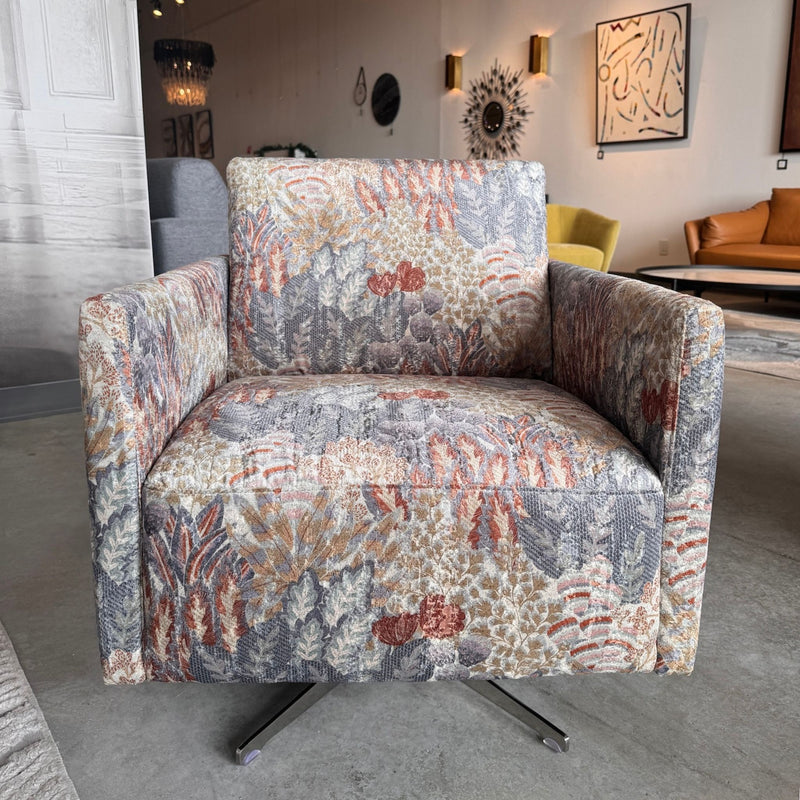 Chanel Italian Swivel Accent Chair