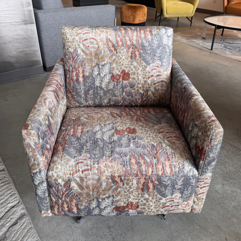 Chanel Italian Swivel Accent Chair