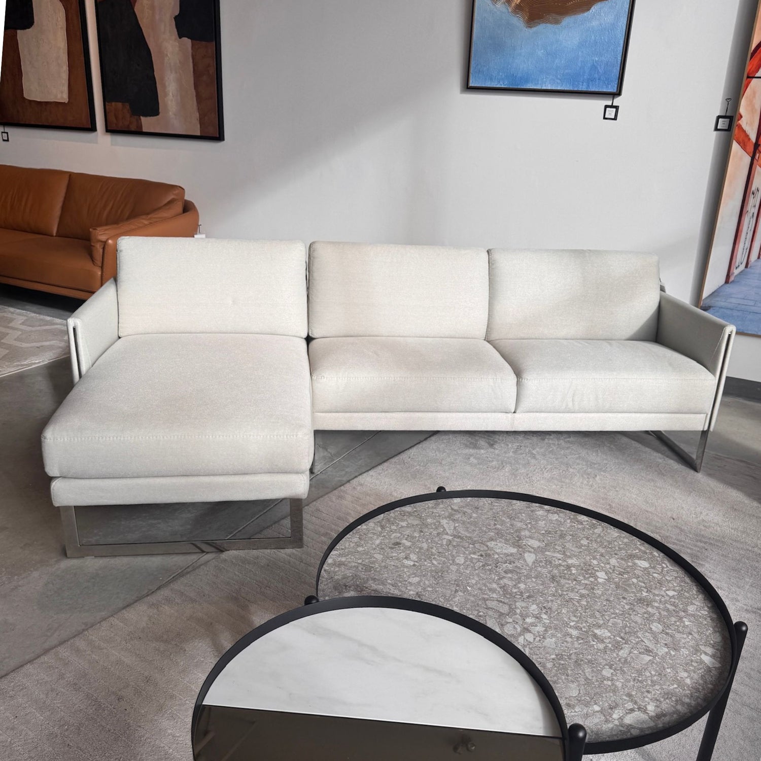 Cocoon Italian Sectional (Left Hand Facing Chaise)