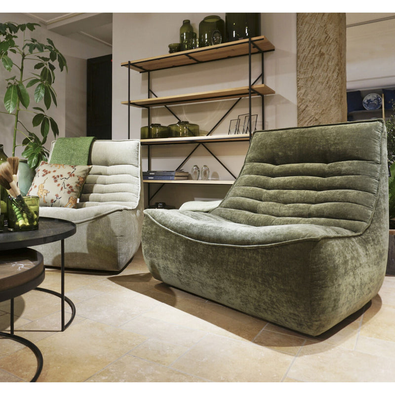 Formosa Italian Chair and Ottoman Set