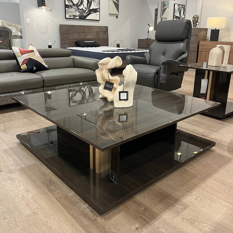 Volare Gold Square Italian Coffee Table